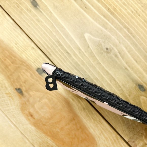 Betty Boop Cosmetic Case Pouch Zippered Sequins Ipsy - Picture 3 of 6